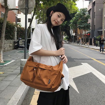 eybag 2024 Fashion Cool Big Crossbody Bags For Women and Men High Quality Multipockets Book Nylon Bag Hobos Shoulder Bag Women Bolso