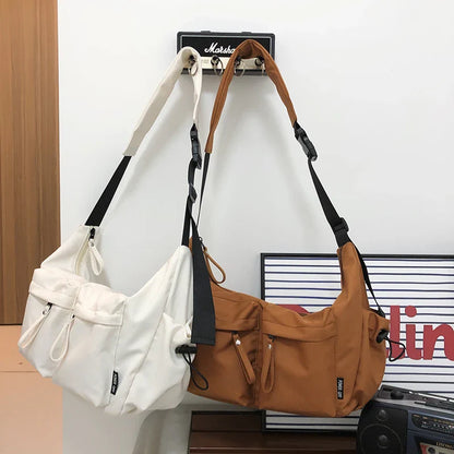 eybag 2024 Fashion Cool Big Crossbody Bags For Women and Men High Quality Multipockets Book Nylon Bag Hobos Shoulder Bag Women Bolso