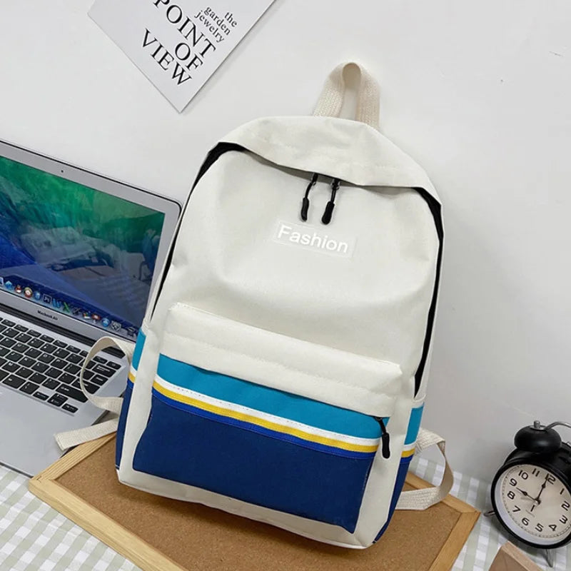 eybag Waterproof Youth School Bag Nylon Canvas Versatile Backpack Fashion Girls Backpack Female Shoulder High School School