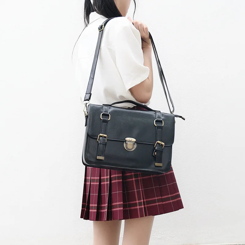 eybag College Style Jk Postman Cute Lolita Bag Women England Cambridge Handbag Messenger Crossbody Bags Harajuku Woman Girl Punk Y2K