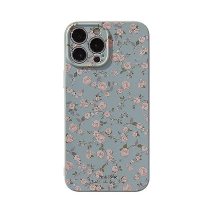 eybag Cute Floral Phone Case for IPhone 15 14 13 12 11 Pro Max Cases for Iphone 14 15 Plus Cartoon Flower Silicone Shockproof  Cover