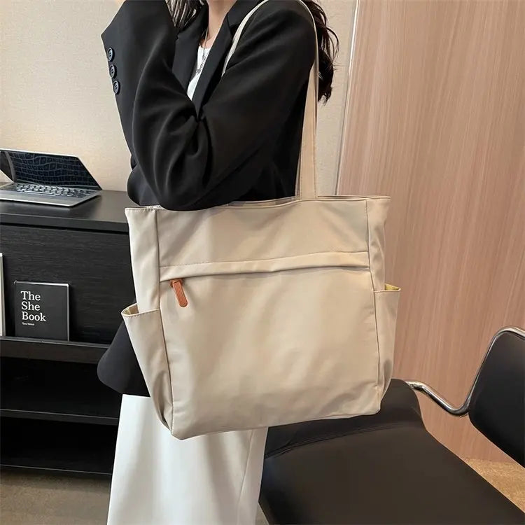 eybag Japanese Harajuku Nylon Bags For Women Large-capacity Student Shoulder Bag Ladies Purses and Handbags Tote Simple Book Bag Bolso