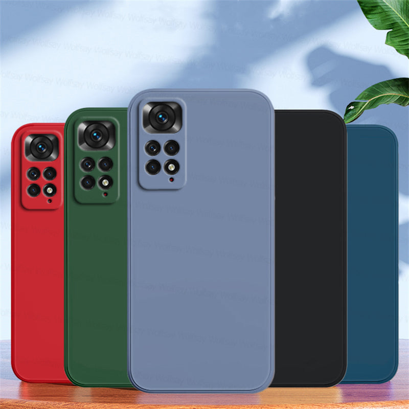 eybag For Xiaomi Redmi Note 11 Global Case Redmi Note 9 10 11S 11 Pro Cover Shockproof TPU Liquid Silicon Phone Case Redmi Note 11 Pro