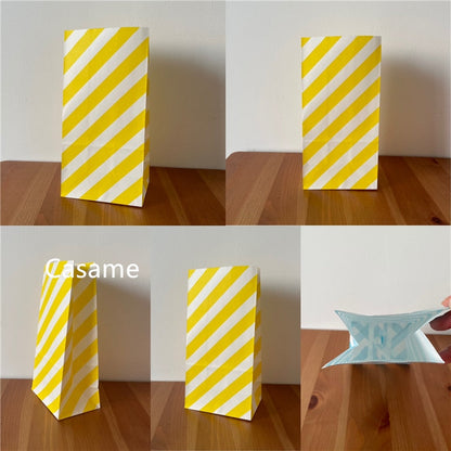 eybag New paper bag mini Stand up Colorful Polka Dot  Bags 18x9x6cm Favor  Open Top Gift Packing paper Treat gift Bag wholesale