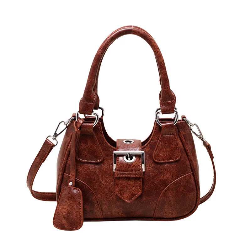 eybag Vintage Solid Tote Hobos Shoulder Crossbody for Women Handbags Purse New Trendy Messenger Bag Satchel High Quality