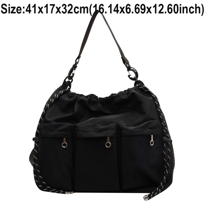 eybag Large Capacity Shoulder Bags Oxford Fabric Waterproof Crossbody Handbags for Women Fashion Design Multifunction Bags Big Tote