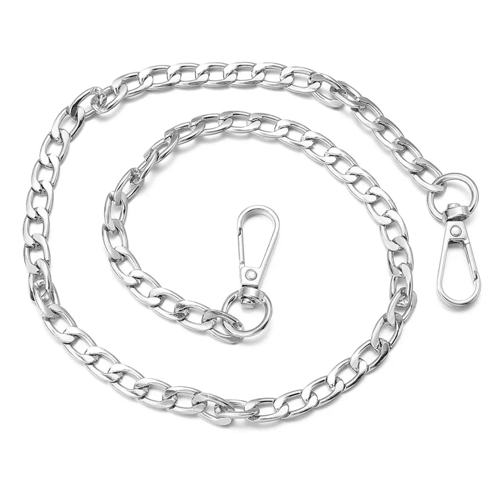 eybag Metal Aluminum Replacement Bag Chain 20/40/80/120cm Women Shoulder strap for bags replace Crossbody chain Bag Accessories