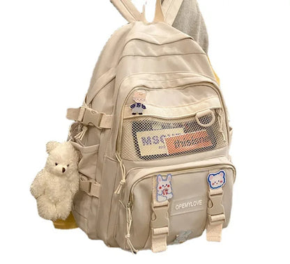 eybag Korean Ins Good-looking Junior High School Student Schoolbag Large-Capacity Backpack College Students' Backpack