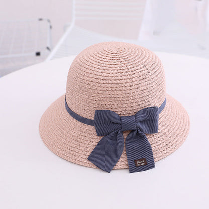 eybag Parent-Child Hat Crossbody Bag For Women Girls Same Paragraph Sun Hat Straw Sun Protection Beach Travel Holiday Parent-Child Cap