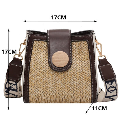 eybag Small Pu Straw Cover Crossbody and Shoulder Bags for Women 2022 Lace Fashion Messenger Bag New Designer Luxury High-capacity