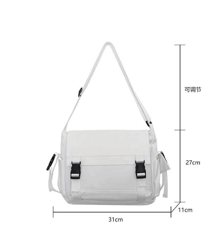 eybag Korean Casual Big Nylon Bags For Women and Men Crossbody Bags Women School Bags Couple Shoulder Bag Purses and Handbags Bolsa