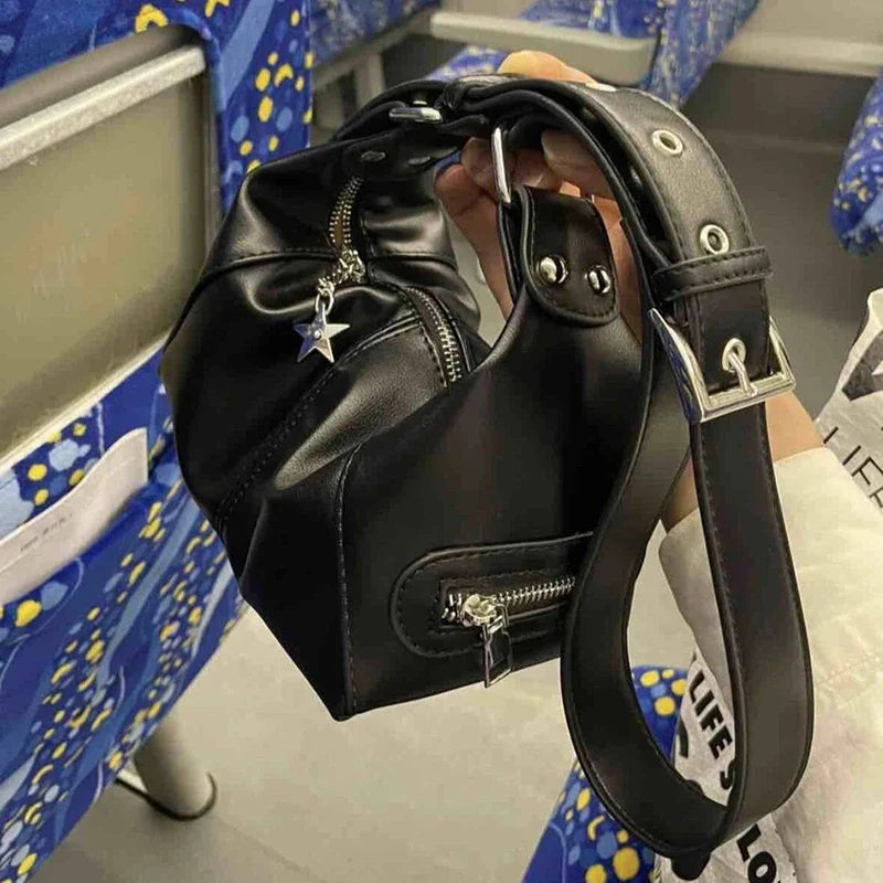 eybag Punk Women Shoulder Bags Fashion New Trend Moto Style Crossbody Bolsa Feminina Individuality Street Messenger Bag