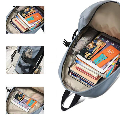 eybag New Casual Waterproof College Backpack Men Designer Book Bag Unisex Students Laptop Backpacks Canvas Student School Bags For Men