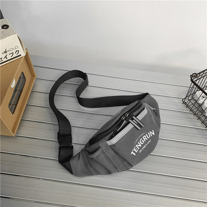 eybag Newly Lovers Crossbody Bag Reflective Stripe Female Shoulder Girls Sling Bag Women Chest Pack Bag Men Casual Messenger Pack