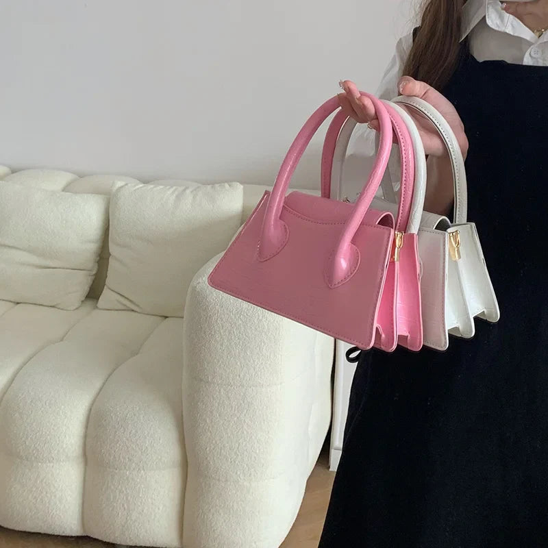 eybag Fashion Y2K  MINI Pink Small Square Women Clutch Purse Handbags Simple Ladies Messenger Bag Female Shoulder Crossbody Bags