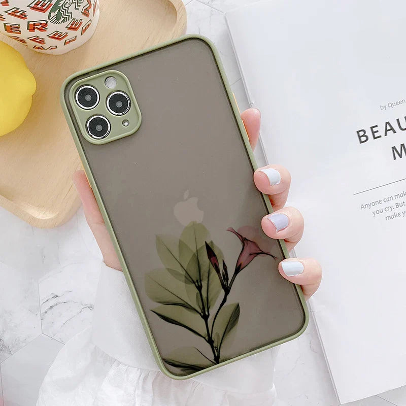 eybag Simple daisy flower Phone Case For iPhone 15 13 12 11 Pro Max 14 Plus 12 13 Mini XS X XR 7 8 Plus SE 2020 Shockproof Back Covers