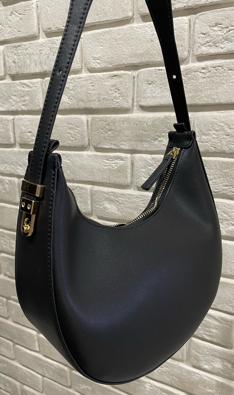 Lkblock Original Bag Fashion luxury Genuine Leather Bags ladies Women Handbag First Cow Half Moon Purses