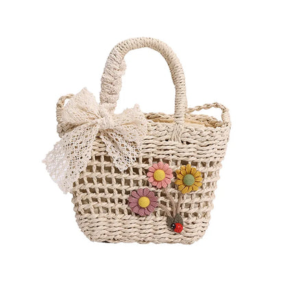 eybag Causal Purses For Womens Travel Handbags Beach Bag Summer Straw Bags Handmade Rattan Crossbody Bags Small Shoulder Bag Tote