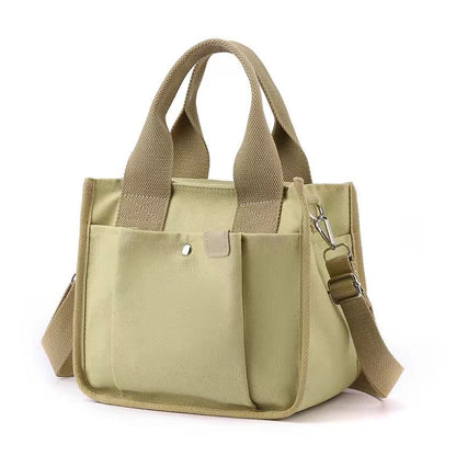 eybag Quality Fashion Multilayer Pocket Women Canvas Tote Bag for Women Designer Simple Lady Handbag Diagonal Bags