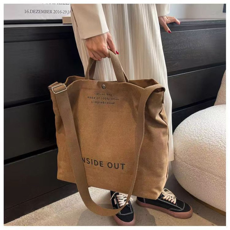 Quality Women Bag Large Big Capacity Women Casual Tote Handbag  Shoulder Bag men Canvas Crossbody Lady's Hand bags for couple