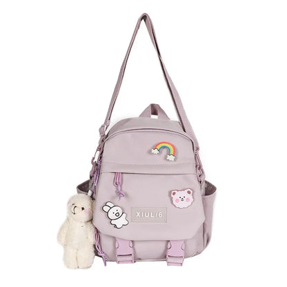 eybag Small Backpack Women Cute Multifunctional Dual-Use School Bags For Teenage Girls Student Kawaii Mini Travel Backpacks Ruckpack