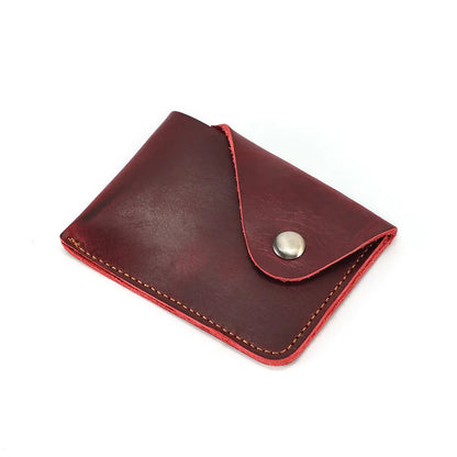 eybag Vintage Cow Leather Credit Card Holder Bank Slim Cardholder Id Card Holders for Men Mini Card Wallet