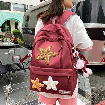 eybag Student Cute Lady Backpack Female  Cool Bag Travel Book Kawaii Backpack Laptop Girls Student College Women School Bags