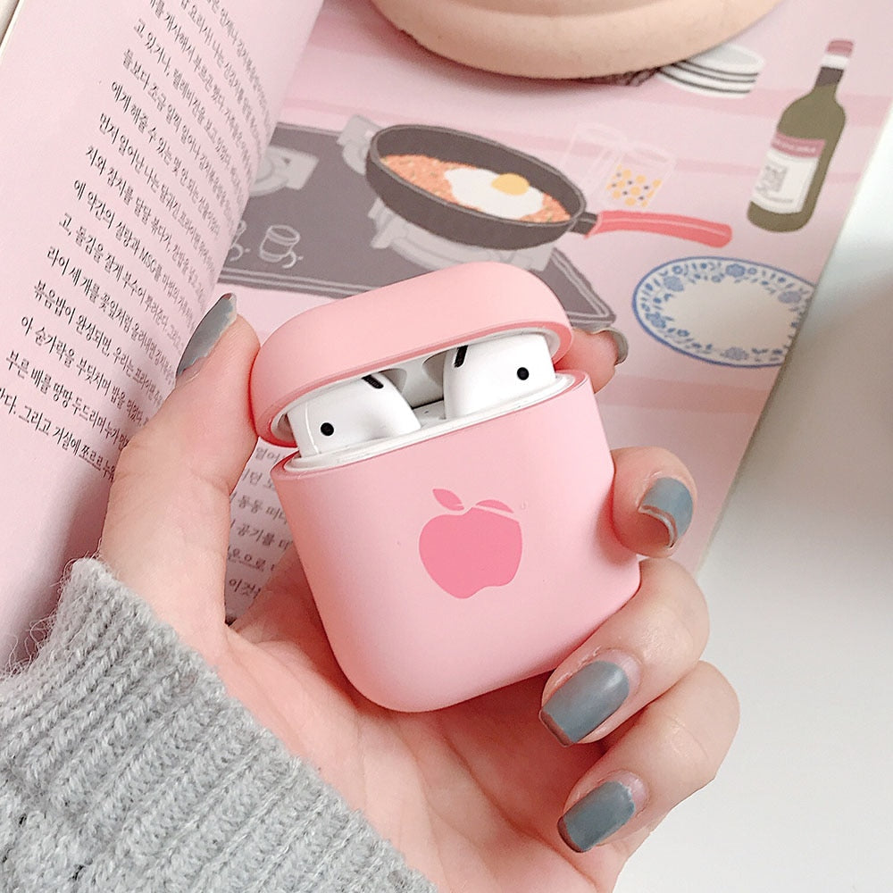 eybag Cute Solid Color Earphone Case For AirPods Pro 3 2 1 Cases Hard PC Luxury Matte Texture Protective Cover for airpod case