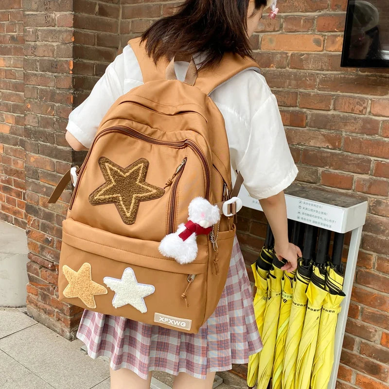 eybag Student Cute Lady Backpack Female  Cool Bag Travel Book Kawaii Backpack Laptop Girls Student College Women School Bags