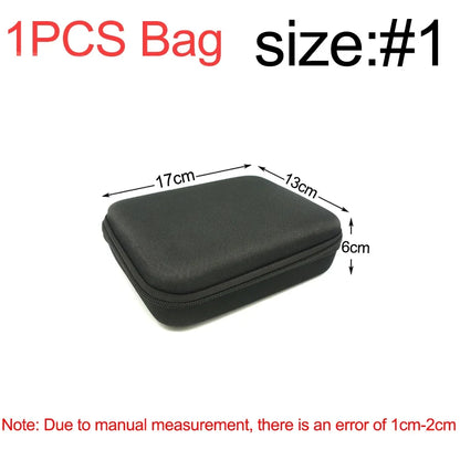 eybag Multi-Size EVA Hard Storage Box Travel Zipper Bag Shockproof Outdoor Tools Bag For Earphone Storage Case Accessories