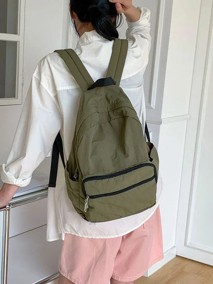 eybag Causal Women‘s Backpack Preppy Style Nylon Women Backpack Niche Design College School Backpack for Women Travel Girls Daypack