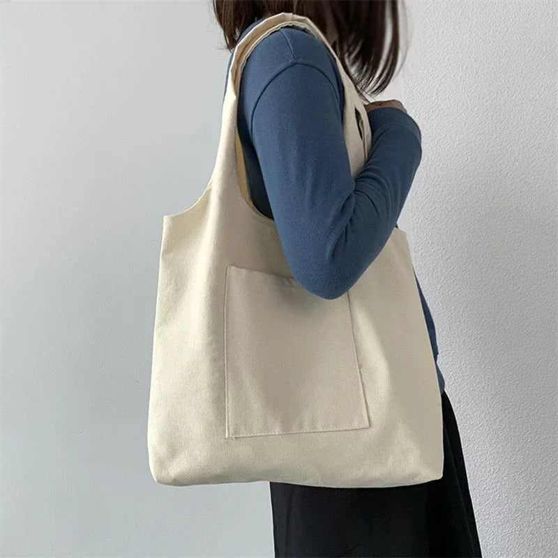 eybag Minimalist Pocket Front Shopper Bag - Women Tote Bags