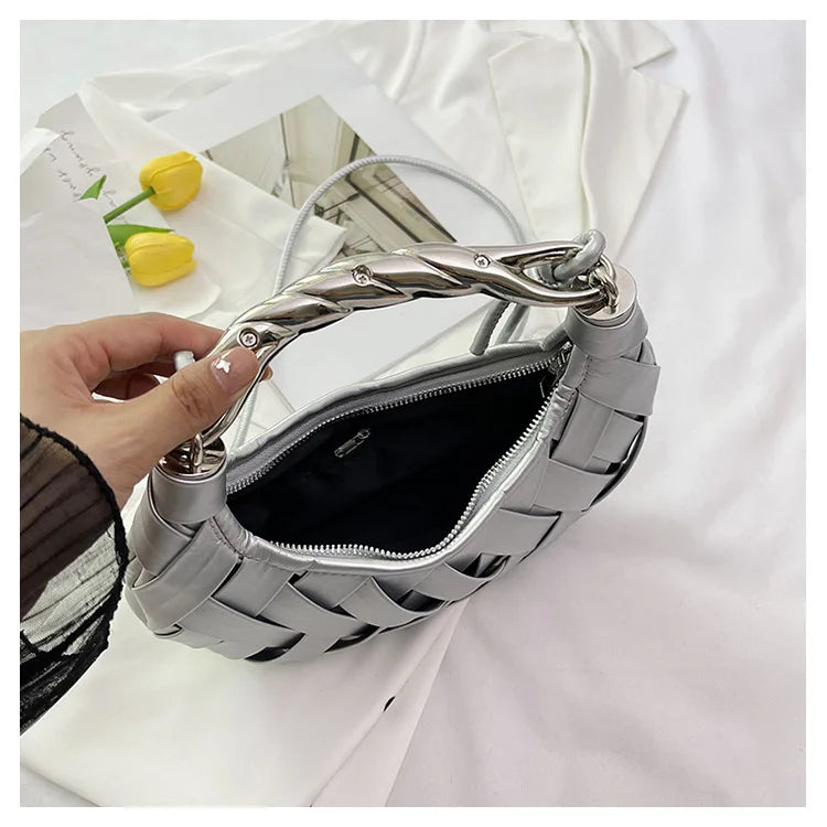 eybag Trendy Design Woven Hobos Bag Shoulder Crossbody Bags for Women Handbags and Purses 2024 New Trendy Design Messenger Bag