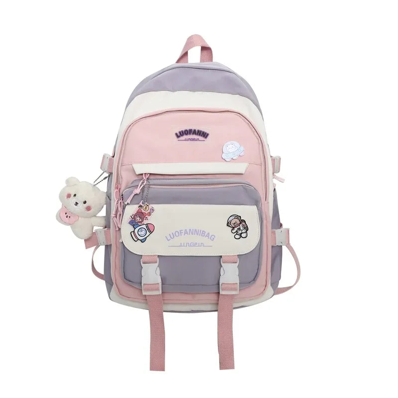 eybag Student Backpack Handbags Set Schoolbag Kawaii High School Students Middle School Elementary Cute Backpacks