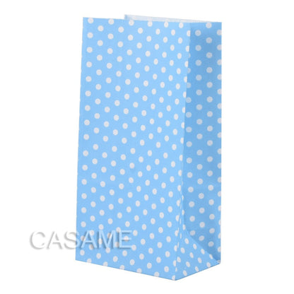 eybag New paper bag mini Stand up Colorful Polka Dot  Bags 18x9x6cm Favor  Open Top Gift Packing paper Treat gift Bag wholesale