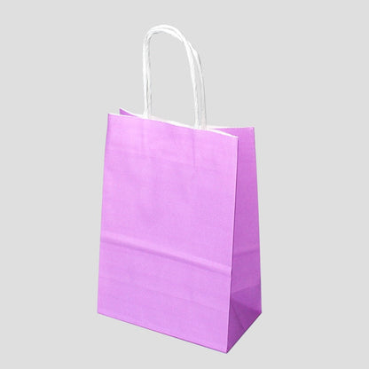 eybag 10/30/50pcs DIY Multifunction soft color paper bag with handles Festival gift bag shopping bags kraft paper packing bag