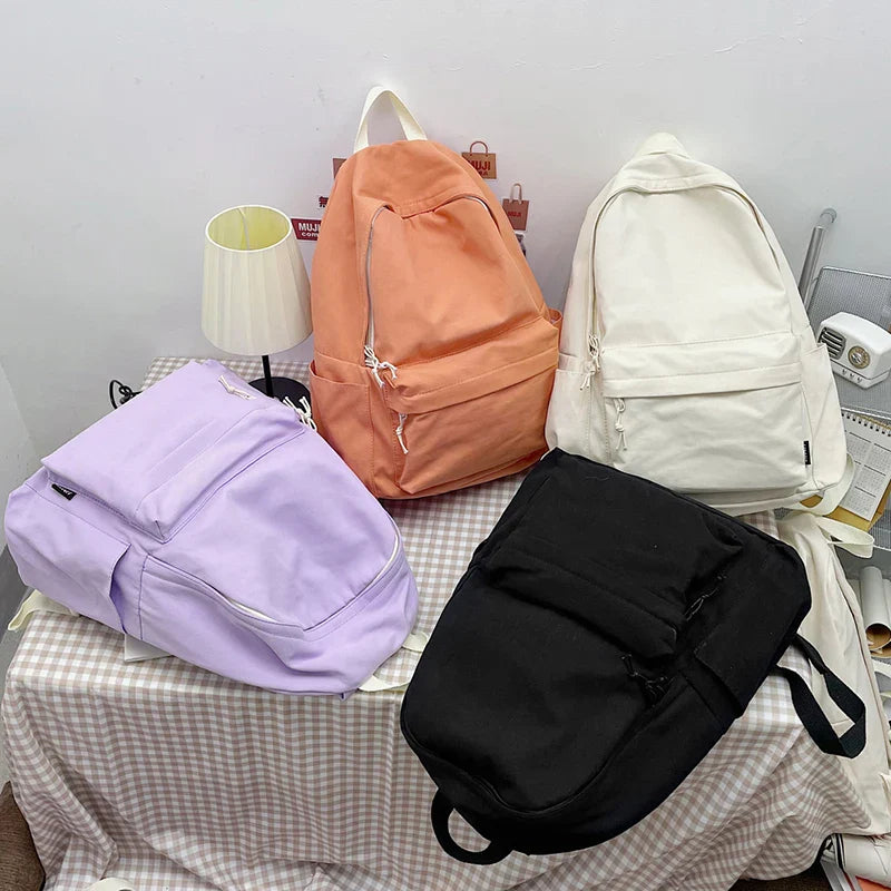 eybag Fashion Women Backpack Female Big Small Travel Backpack Nylon Waterproof School Bag For Teenage Girls Casual Shoulder Bag