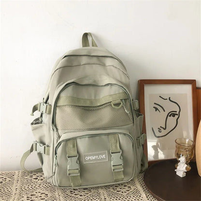 eybag Korean Ins Good-looking Junior High School Student Schoolbag Large-Capacity Backpack College Students' Backpack