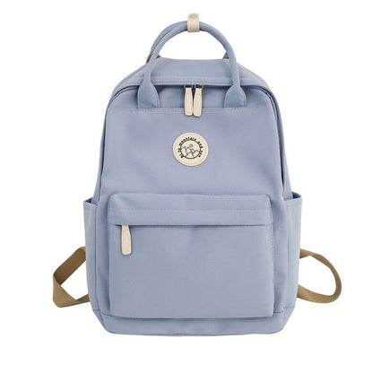 eybag Women Nylon Backpack Candy Color Waterproof School Bags for Teenagers Girls Patchwork Backpack Female Rucksack Mochila