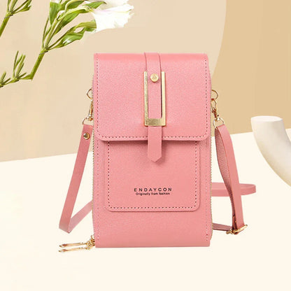 eybag PU Women Bags Soft Leather Wallets Touch Screen Cell Phone Purse Crossbody Shoulder Strap Handbag for Female Cheap Women's Bags