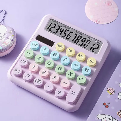 eybag Dopamine Candy Colored Desktop Calculator, High Beauty, Office, School, Student Stationery, Cute, Kawaii