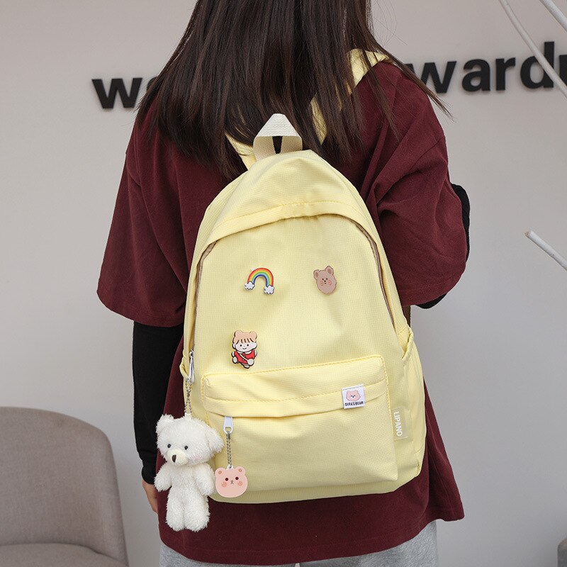 eybag Japanese Girls' Schoolbag Women's Korean School Student's Cute Small Backpack High School Student's Large Capacity Backpacks