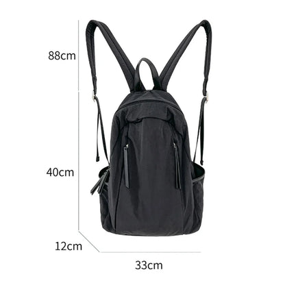 eybag Nylon Niche Design Backpacks Casual Vogue Women College Students School Bag Large Capacity Travel Waterproof Duffel bag