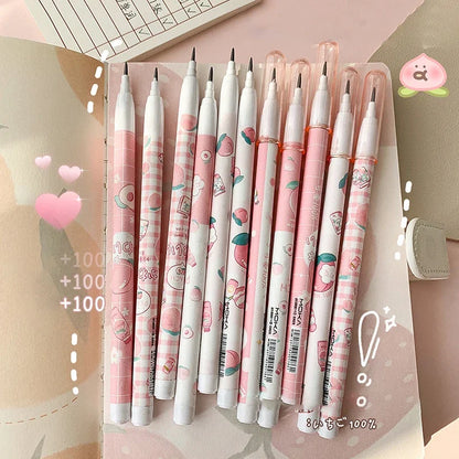 eybag 2/4pcs HB Kawaii Mechanical Pencil Cute Non Sharpening Automatic Pencils Korean Stationery for School Kids Gifts Office Supplies