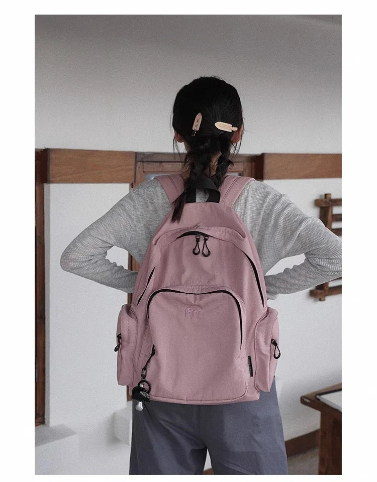 eybag Causal Portable Light Nylon Unisex Backpack Teenager Travel Outdoor Camping Students School Backpack Men Women Commuter Backpack