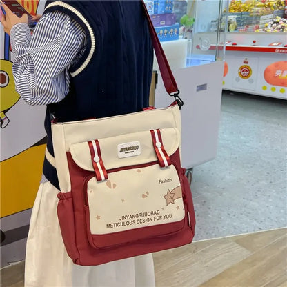 eybag Japanese Kawaii Shoulder Bag Women High Quality Nylon Handbags and Purses School Bags For College Student Tote Bag Crossbody Bag