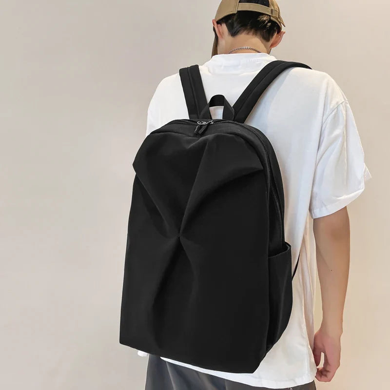 eybag Men Female Nylon Book Bag Fashion Male Women College Backpack New Boy Girl School Bag Lady Laptop Travel Student Backpack Trendy