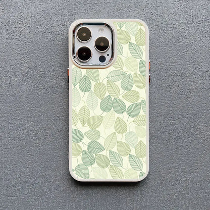 eybag Various Flowers Leaves Phone Case For iPhone 15 14 Pro Max 12 13 Pro Max 11 XR XS X 7 8 14 Plus Luxury Shockproof Soft Cover