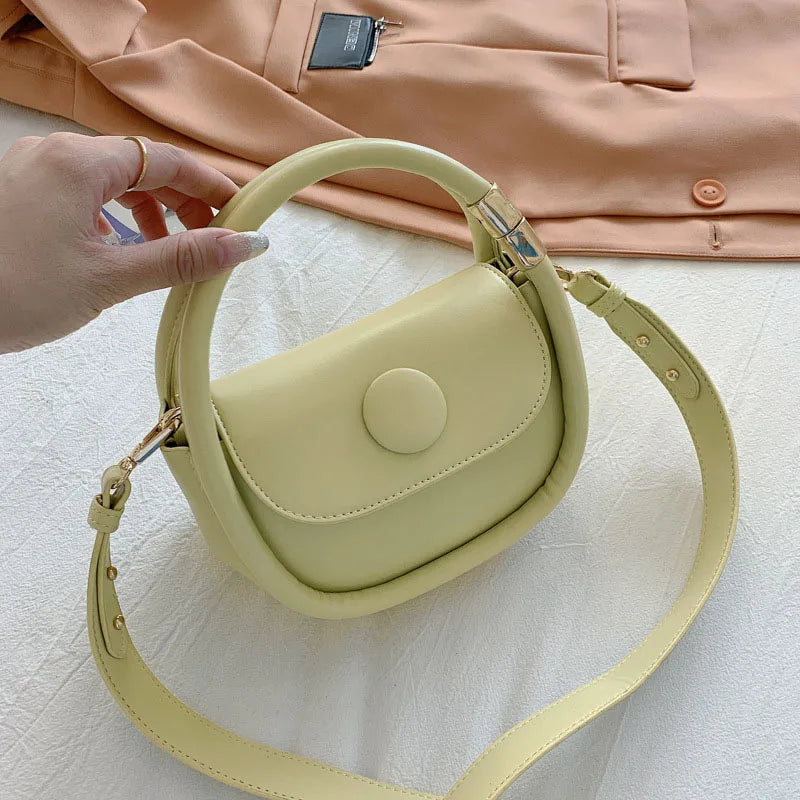 eybag Luxury Designer Handbag Women Bags Fashion Candy Color Shoulder Bag Lady PU Leather Crossbody Bags Branded Clutch Purses