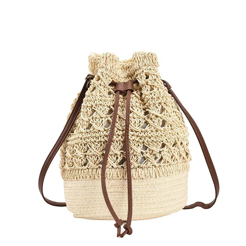 eybag New Hot Selling 2024 Fashion Women's Bag High Quality Bohemian Style Hollow Weaving Crossbody Bag Unique Design Commuter Bag